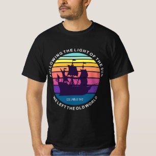 Camiseta Siguiendo La Luz Del Día De Sol Colón De 1942