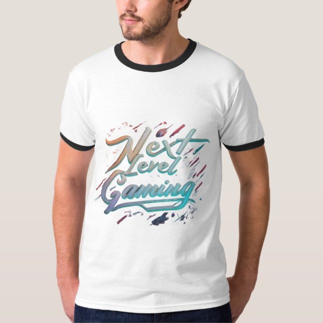 Camiseta Siguiente juego de nivel (Anverso)