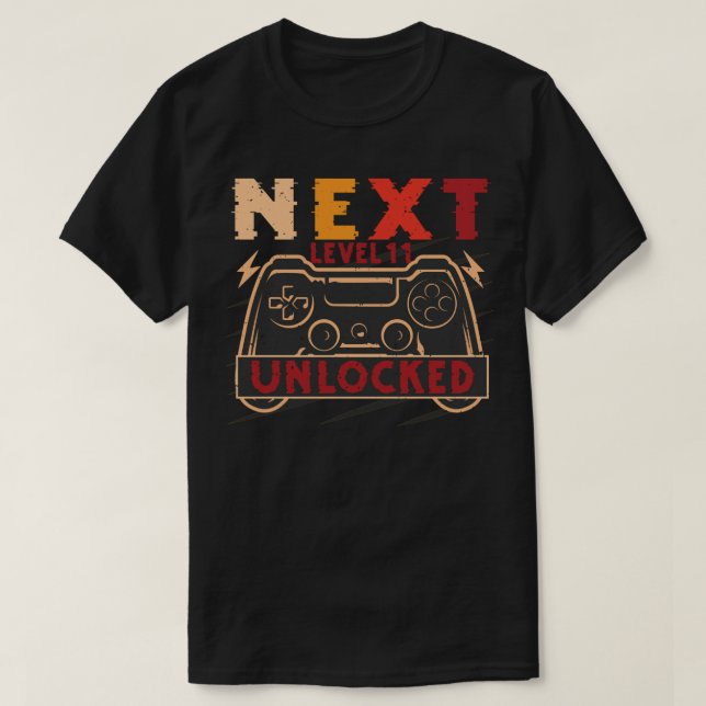 Camiseta Siguiente nivel desbloqueado (Diseño del anverso)