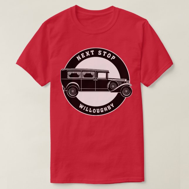 Camiseta Siguiente parada Willoughby (Diseño del anverso)