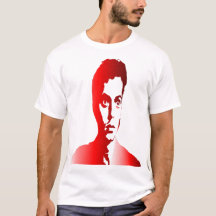 Sihuette roja, un hombre con una expresión preocup