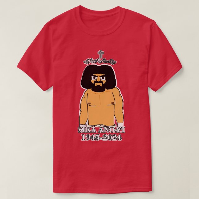 Camiseta Sika Anoai RIP TShirt (Diseño del anverso)