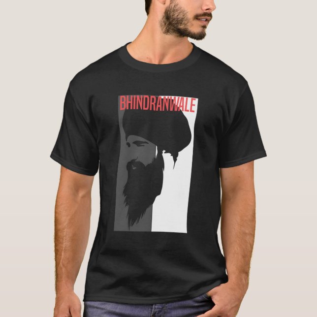 Camiseta Sikh Bhindranwale 1984 Singh Punjabi (Anverso)