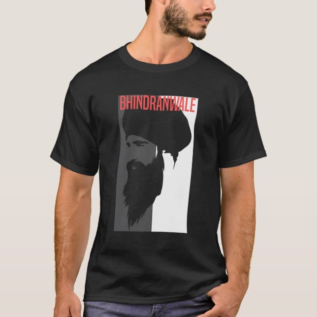 Camiseta Sikh Bhindranwale 1984 Singh Punjabi (Anverso)