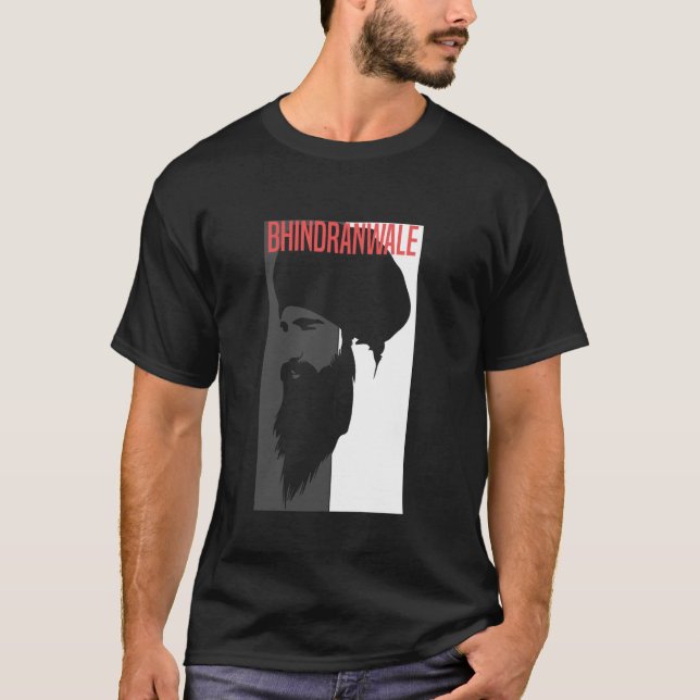 Camiseta Sikh Bhindranwale 1984 Singh Punjabi (Anverso)
