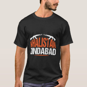 Camiseta Sikh Khalistan Zindabad Singh Punjabi