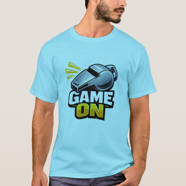 Camiseta Silbato de Árbitro Game On (Anverso)