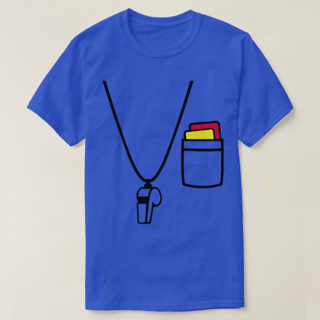Camiseta Silbato de tarjetas de árbitro (Diseño del anverso)
