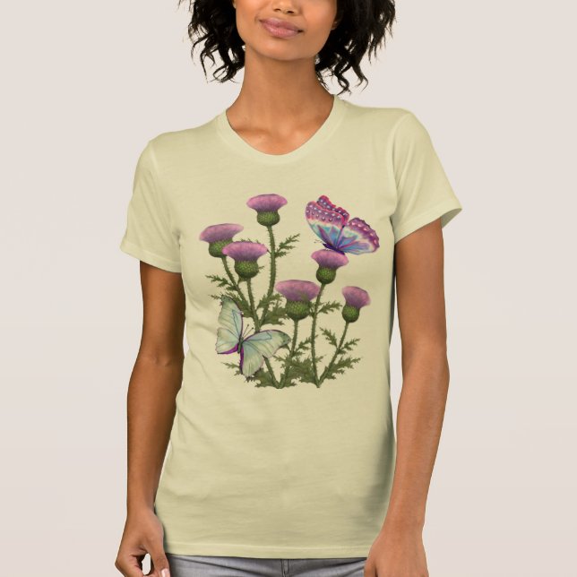 Camiseta Silbatos y mariposas (Anverso)