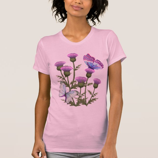 Camiseta Silbatos y mariposas (Anverso)