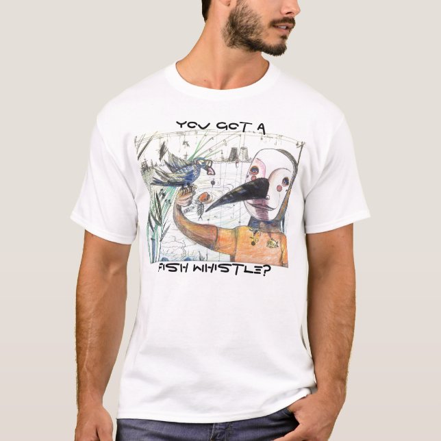 Camiseta ¿Silbido de los pescados? (Anverso)