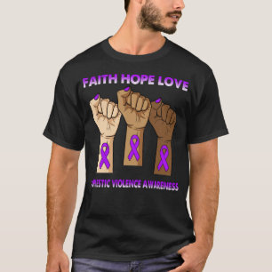 Camiseta Silence Hand Faith Esperanza Amar la Violencia Dom