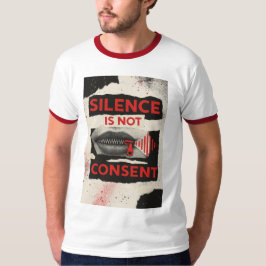 Camiseta Silence Is Not Consent Awareness Shirt