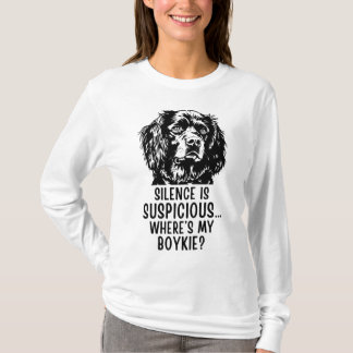 Camiseta Silence Is Suspicious… Where’s My Boykie? - Funny