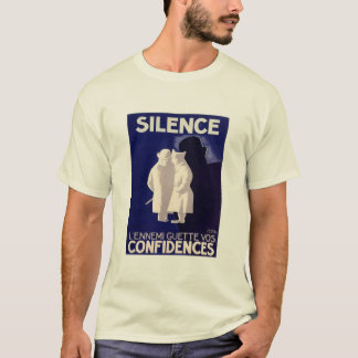 Camiseta Silence L'ennemi Guette Vos confiesa la guerra fra