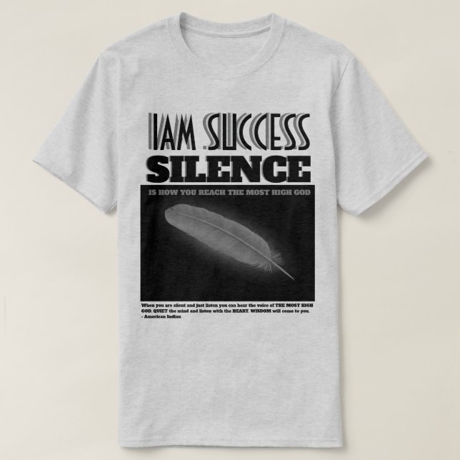 CAMISETA SILENCIO (Diseño del anverso)