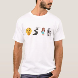 Camiseta Silencio de la carretera de la chica de la leche -