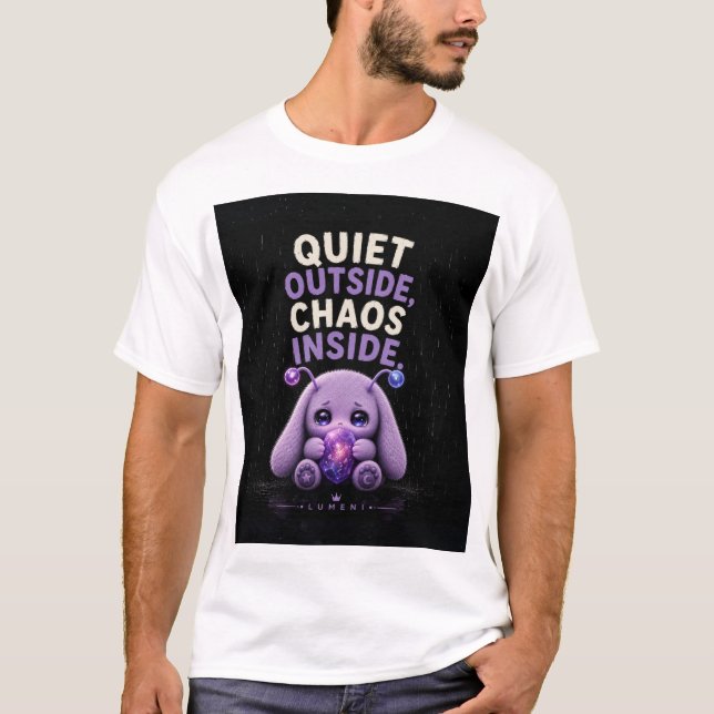 Camiseta Silencio fuera, Caos dentro (Anverso)