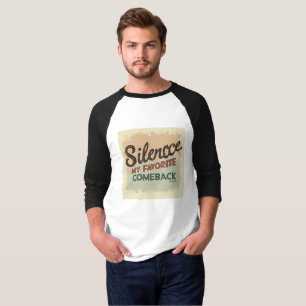 Camiseta Silencio: Mi Mejor Réplica   Fuerte Actitud Qu