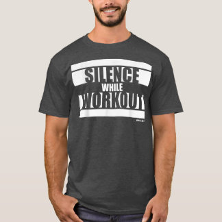Camiseta Silencio mientras practican bestia en motivación d