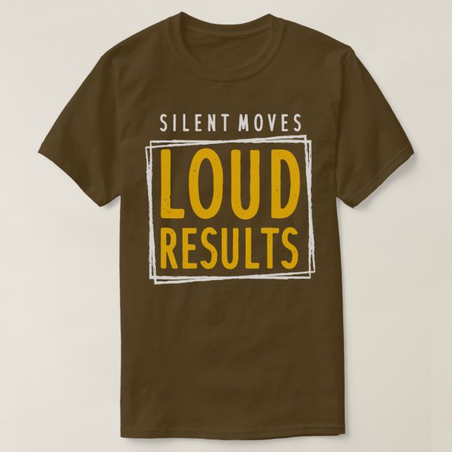 Camiseta Silencio mueve los resultados en voz alta (Diseño del anverso)