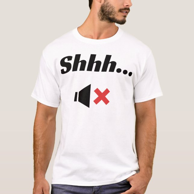 Camiseta Silencio silencioso (Anverso)