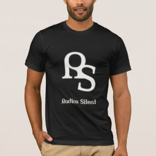 Camiseta silenciosa del logotipo de las radios