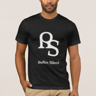 Camiseta silenciosa del logotipo de las radios