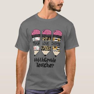 Camiseta Silenciosa Escuela De Impresión De Leopardo De Sex