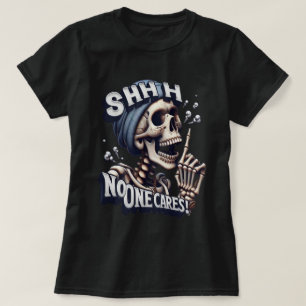 Camiseta Silencioso esqueleto: Dando a conocer la misterios