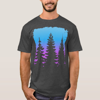 Camiseta Silencioso paisaje forestal