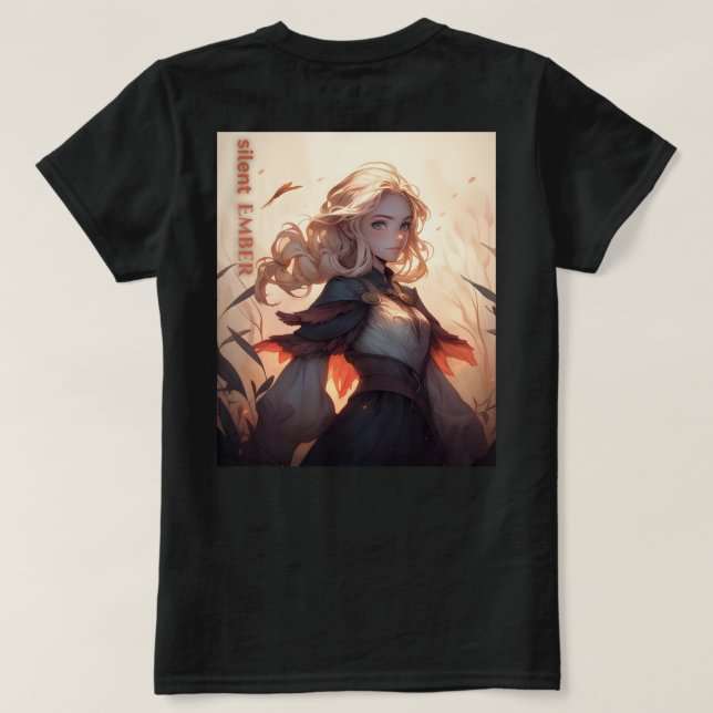 Camiseta Silent Ember (Reverso del diseño)