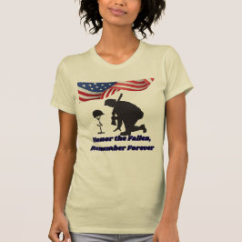 Camiseta Silent fields of honor creme