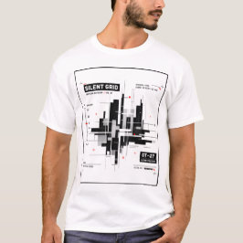 Camiseta Silent Grid | Tactical Minimal Tech Grid Streetwea