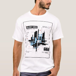 Camiseta Silent Grid | Tactical Minimal Tech Grid Streetwea