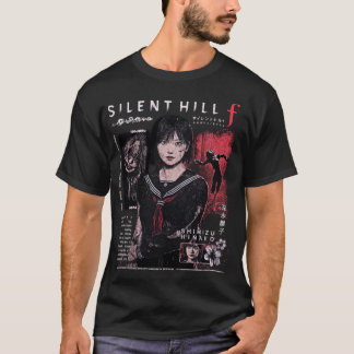 Camiseta SILENT HILL F Shimizu Hinako Arte de fan vintage a