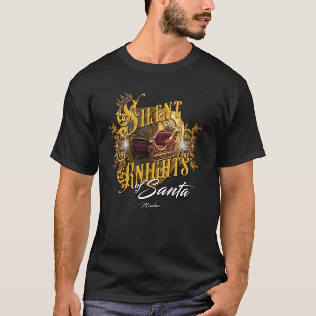Camiseta Silent Knights of Santa 🎅 Christmas Sleigh Xmas (Anverso)