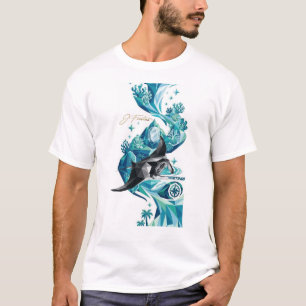 Camiseta “Silent Ocean – Manta Ray Flow”