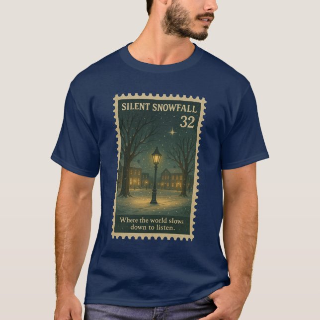 Camiseta Silent Snowfall (Anverso)