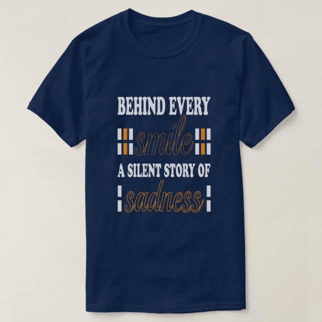 Camiseta silent story of sadness Basic Dark T-Shirt (Diseño del anverso)