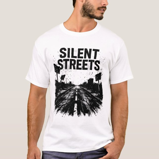 Camiseta Silent Streets (Anverso)