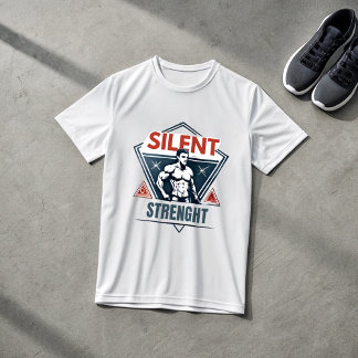 Camiseta Silent Strength Gym T-Shirt for Men | Alpha 