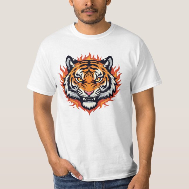 Camiseta Silent Tiger – Precision and Power (Anverso)