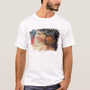 Camiseta Silenus borracho apoyado por los sátiros, c.1620