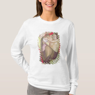 Camiseta Silenus y el sátiro joven, pared del este