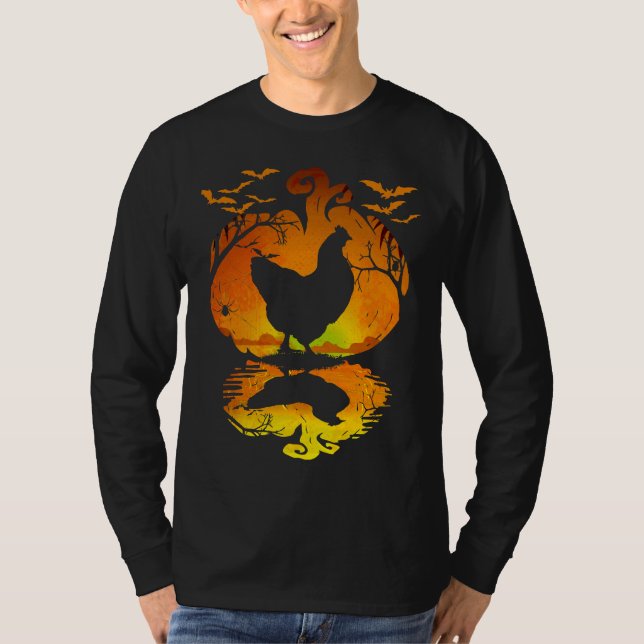 Camiseta Silhouet de pollo (Anverso)