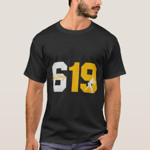 Camiseta Silhouet del jugador de béisbol de los años 90 de