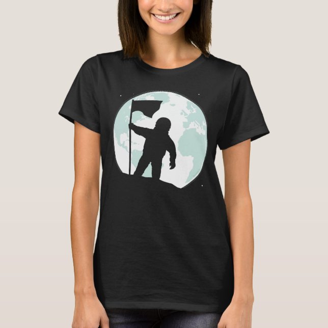 Camiseta Silhouette Astronauta (Anverso)