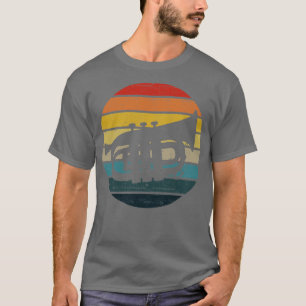 Camiseta Silhouette Baritone En Una Estrella Retro Molesta 