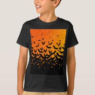 Camiseta Silhouette Bats Vampiro Drácula Halloween Patrón